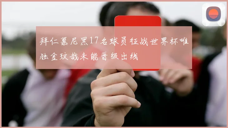 拜仁慕尼黑17名球员征战世界杯唯独金玟哉未能晋级出线
